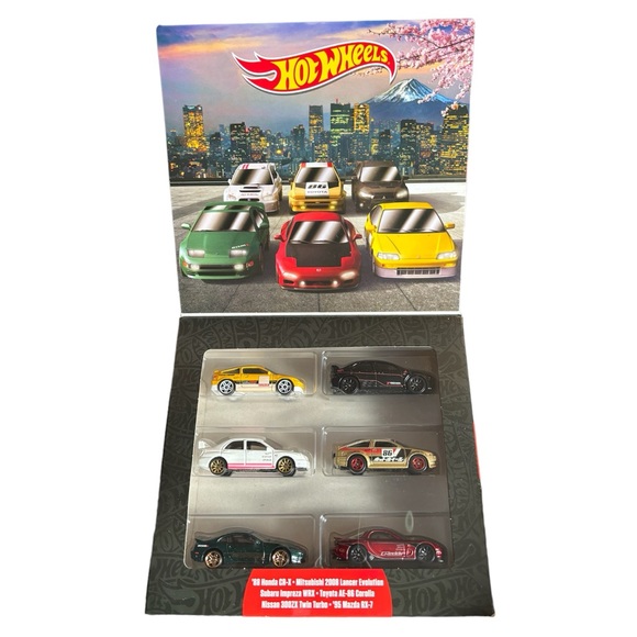 Hot Wheels Japanese 6 Car Multipack - Picture 2 of 2